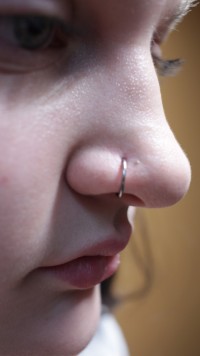 nostril piercing